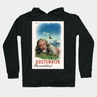 Oostenrijk Un vacantieland Austria Vintage Poster Hoodie